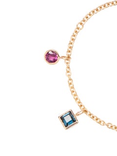 18 Carat Gold Bracelet, Yellow Gold, Fine Stones, Lolita Collection