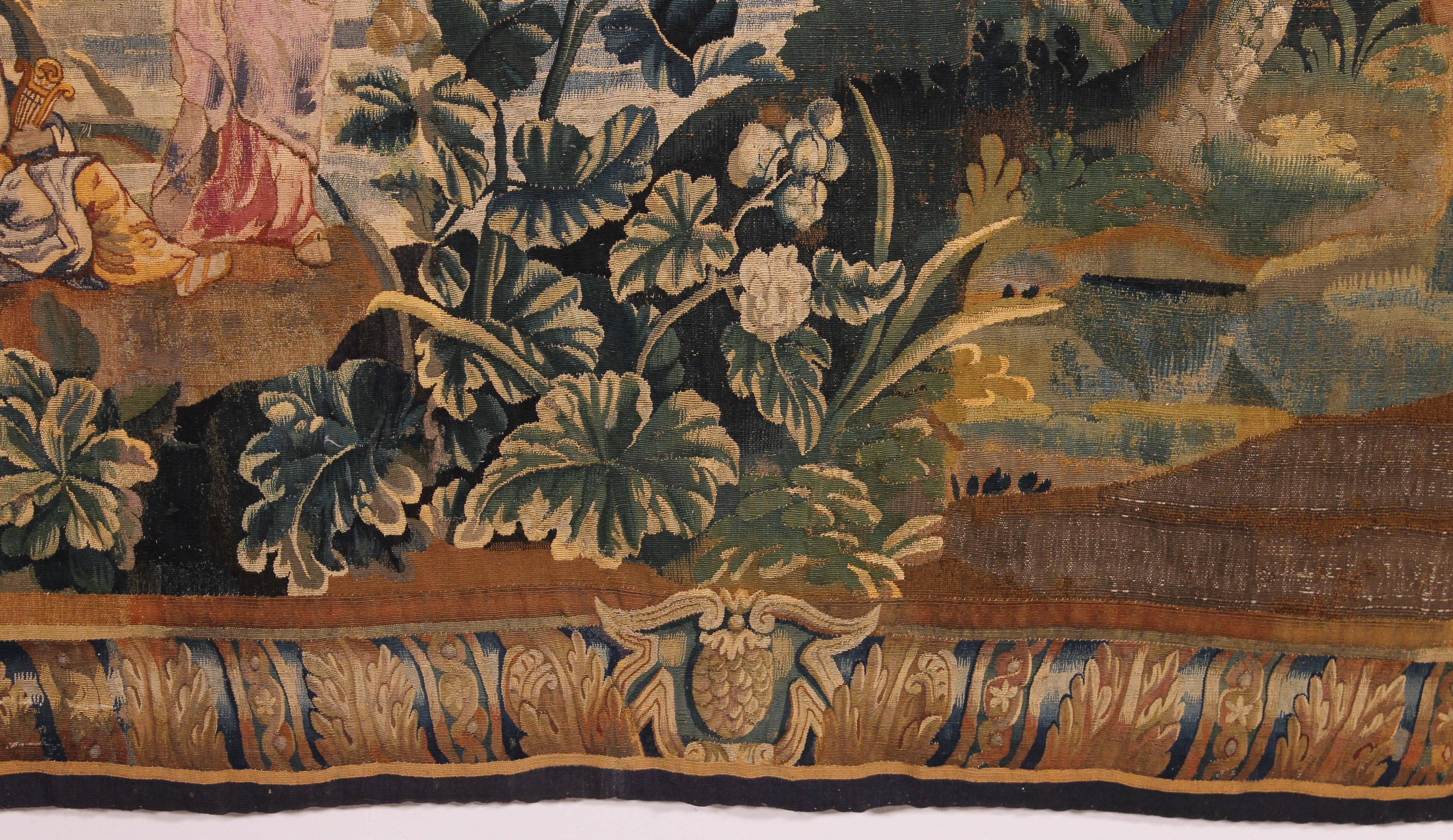 18 Century Tapestry From Brussels For Sale 2