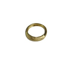 18 ct Gold Rat Tail Band Ring