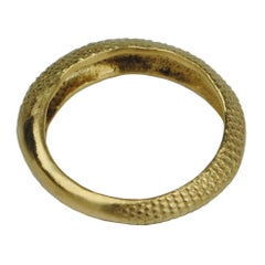 18 ct Gold Rat Tail Band Ring