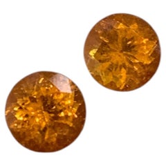 1.8 cts, Faceted spessartite pair