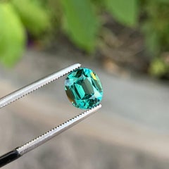 1,8 carati di tormalina ovale di colore blu acqua, gemma naturale per gioielli 7 mm