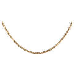 Catena da 18 pollici in oro giallo 14K