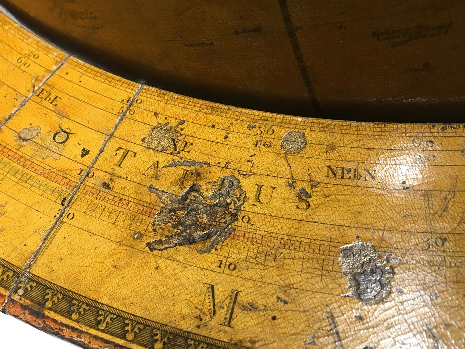 Tourné Globe de 18 pouces, Cary's, Londres, 1840 en vente