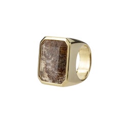 18 K Gold Chevalier Ring