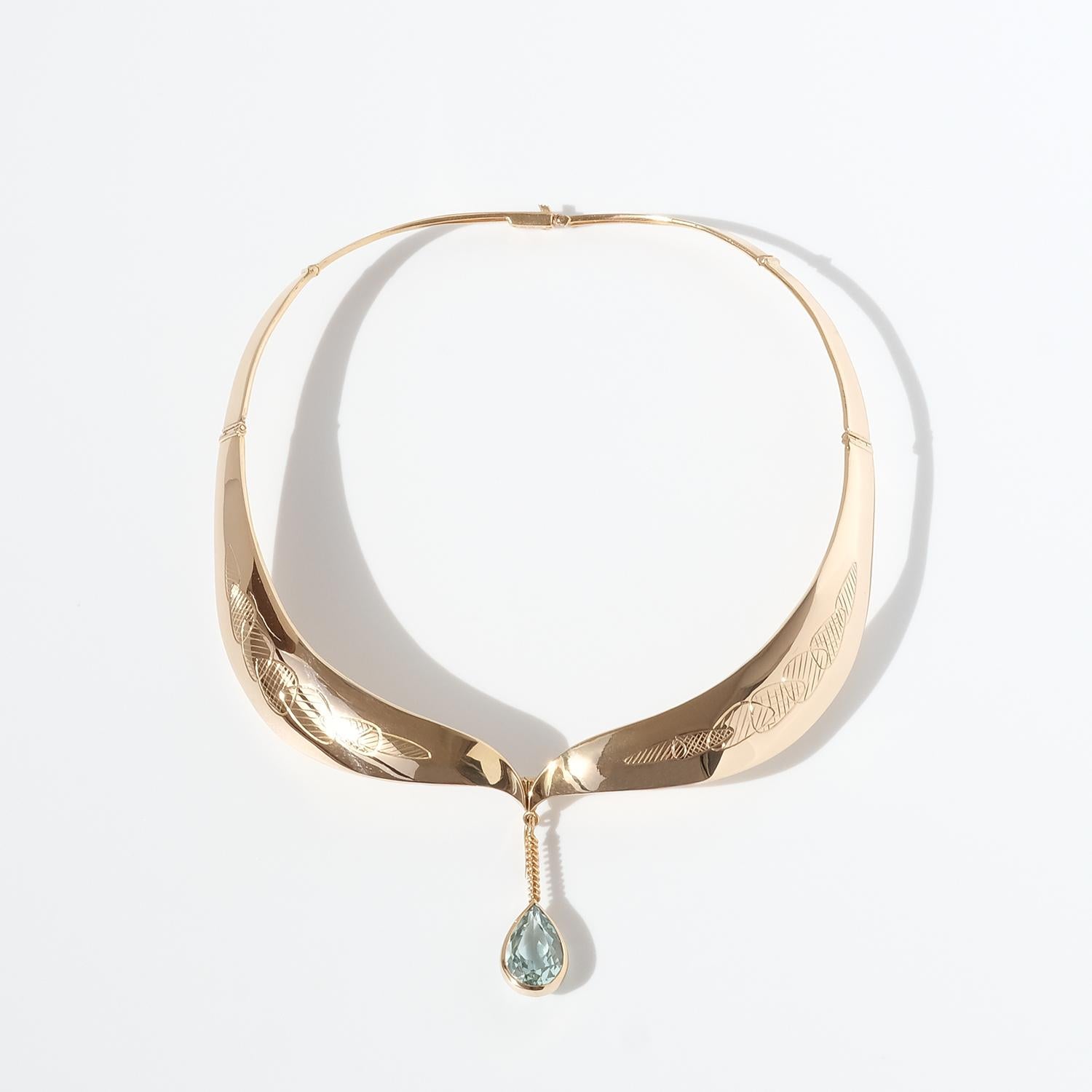 18 K Gold Necklace Made in Sweden, 1956 5