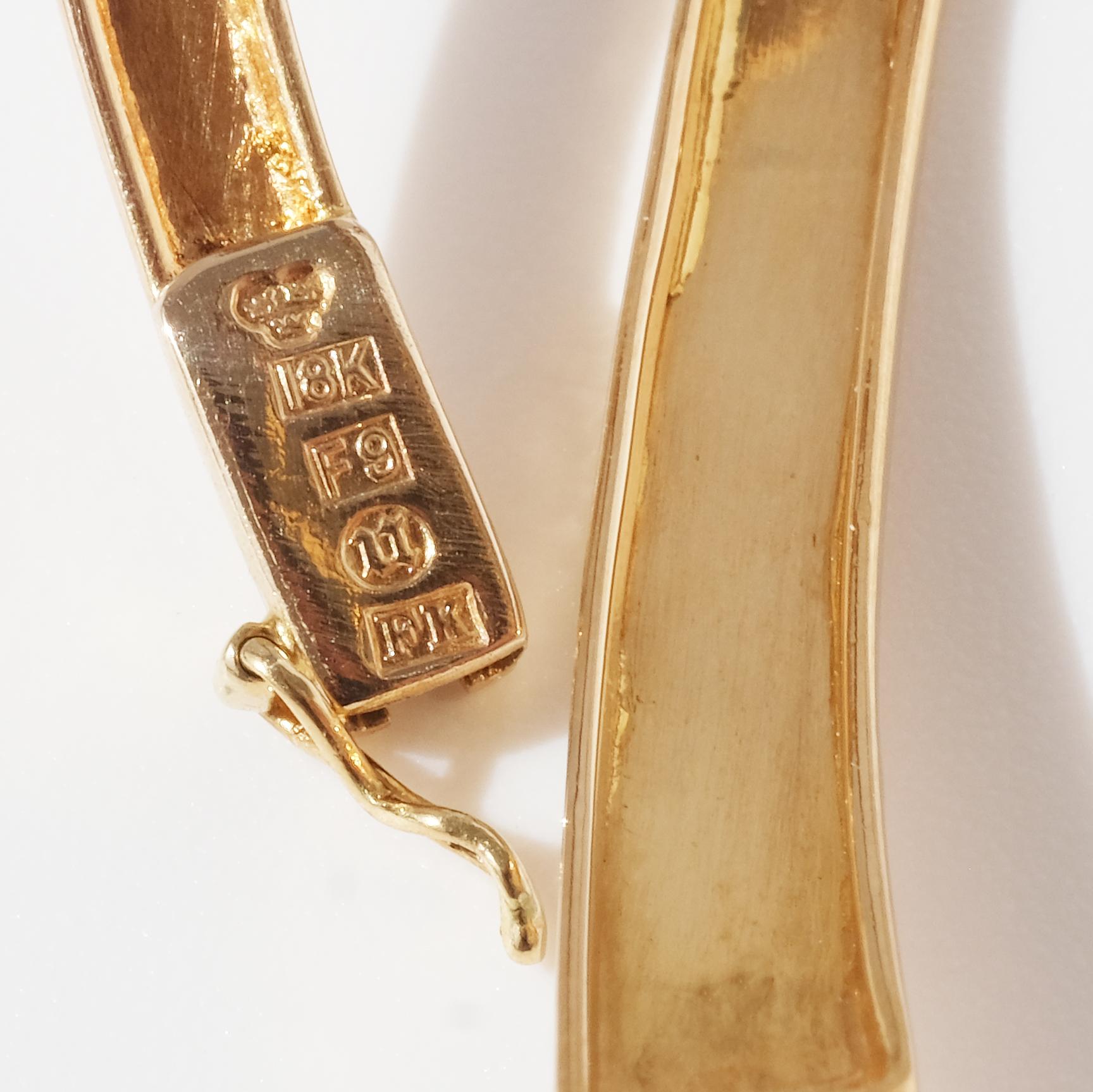 18 K Gold Necklace Made in Sweden, 1956 2