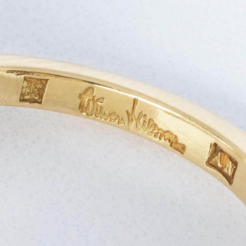 18 K Gold Ring by Wiwen Nilsson in 1944 In Good Condition In Stockholm, SE