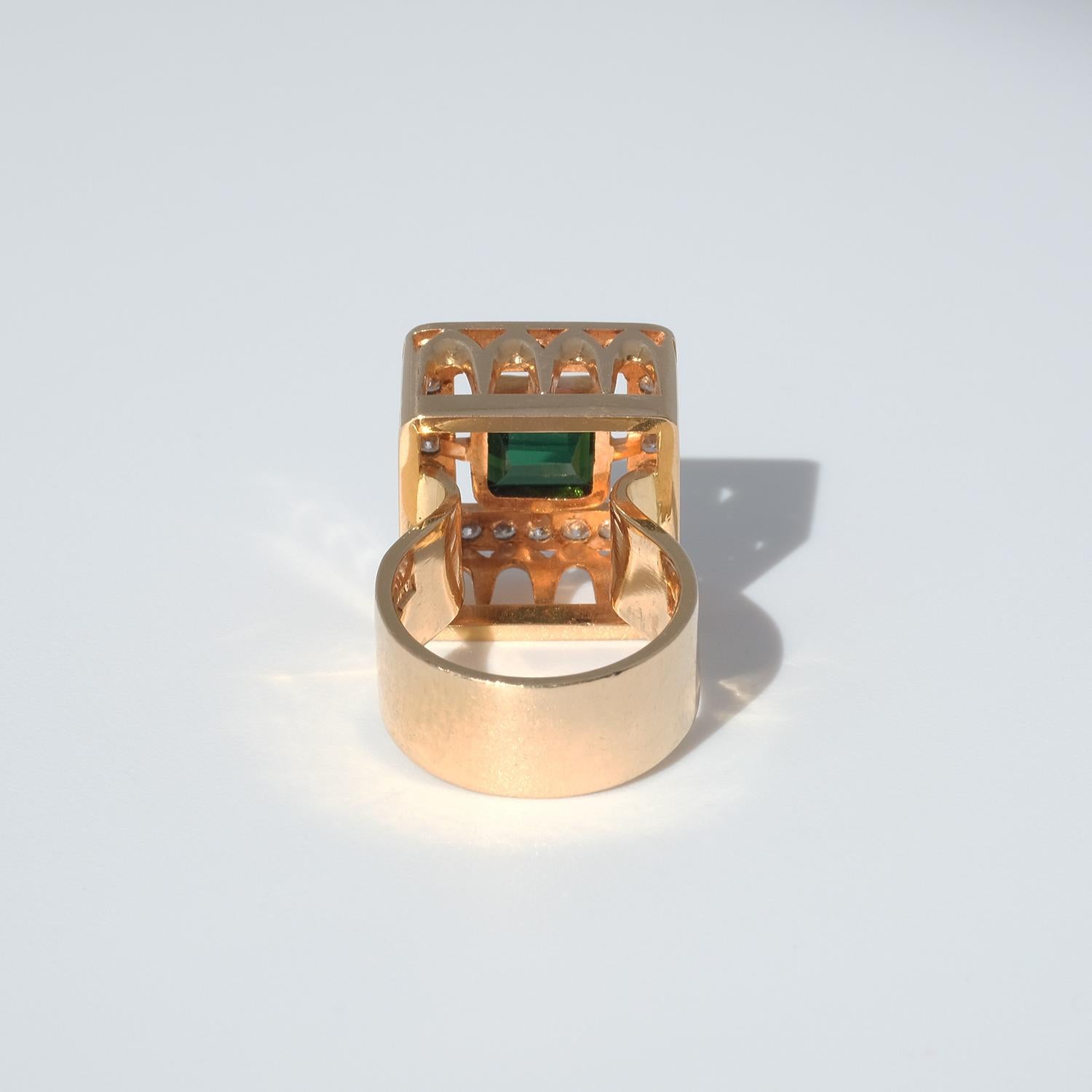 18 Karat Gold Ring aus dem Jahr 1977 für Damen oder Herren im Angebot