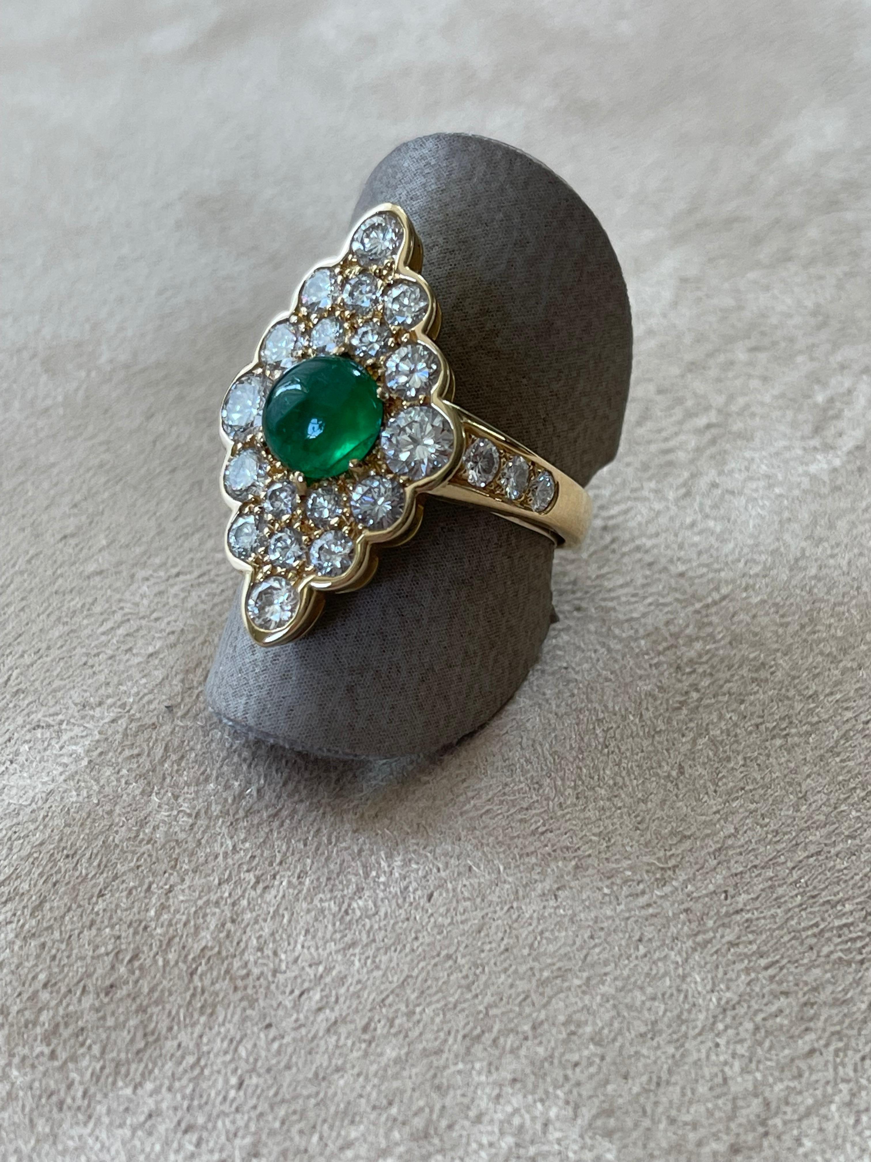 vintage marquise cluster ring