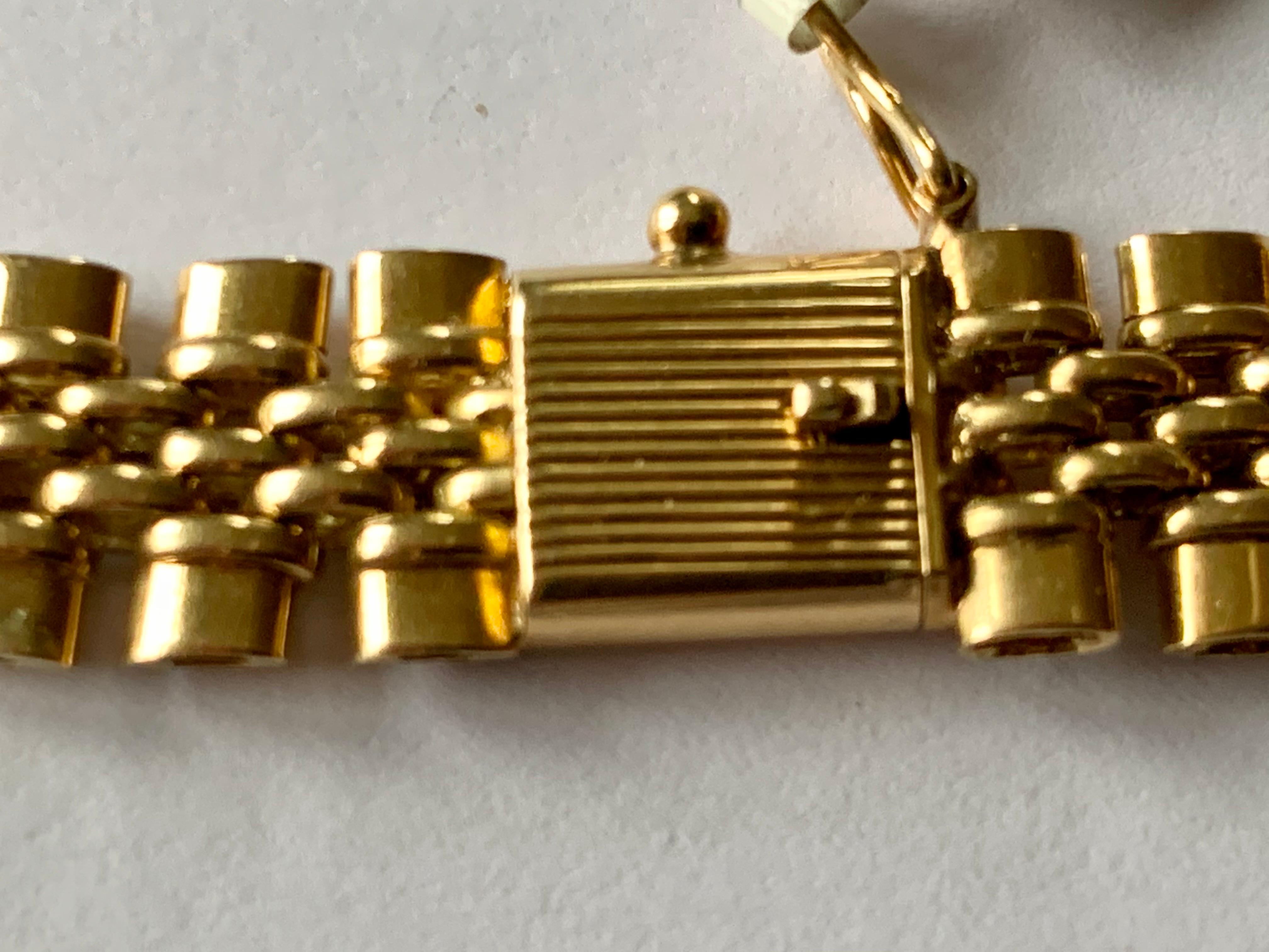 Women's 18 K Rose Gold Retro Vintage Fringe Necklace For Sale