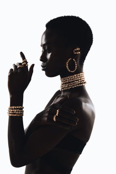 18 K Rose Gold  Sarab Matte Choker with Diamonds