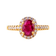 Ruby Diamond 18 k Ring Ruby Diamond 18 k Ring