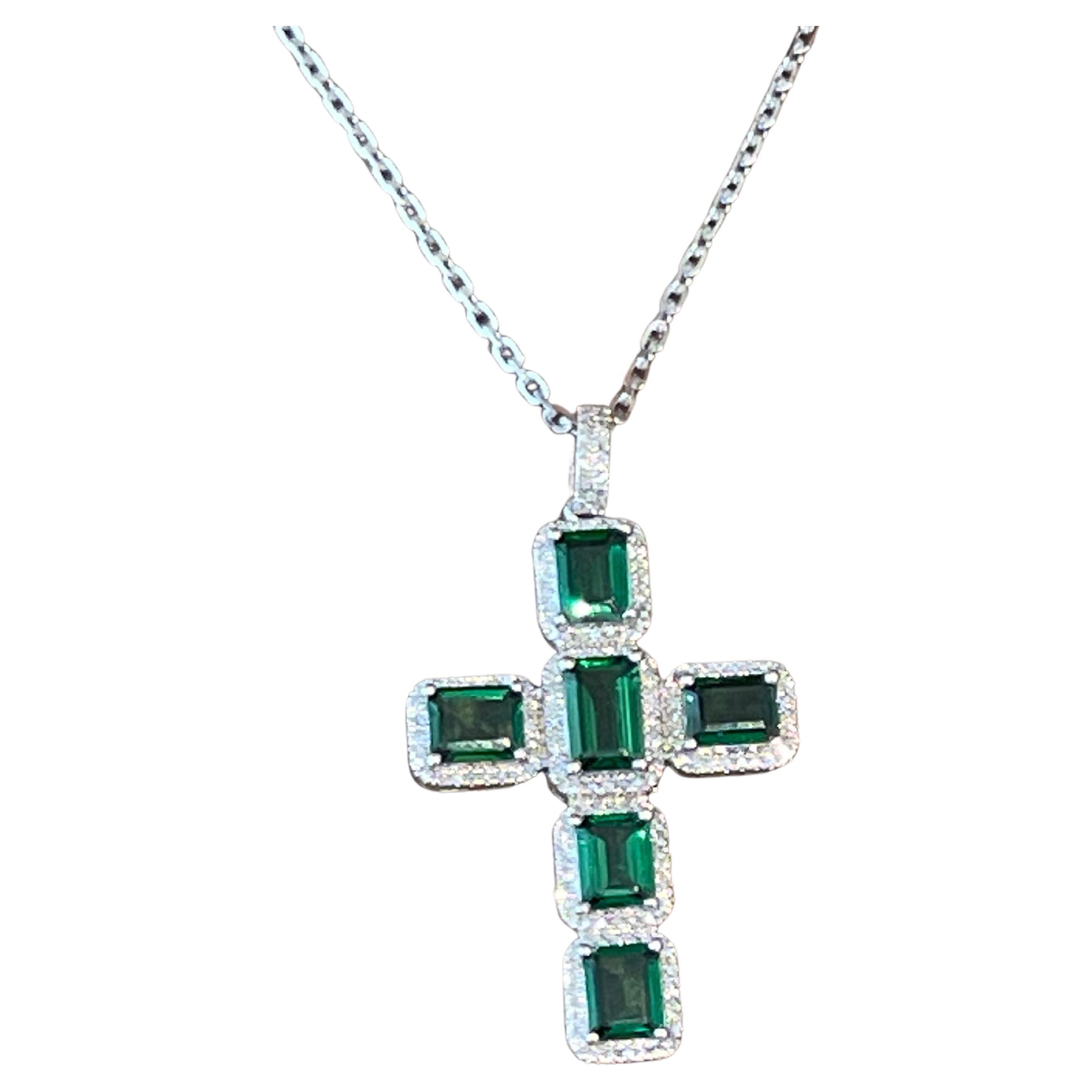 Antique Platinum Diamond Cross Pendant For Sale at 1stDibs antique