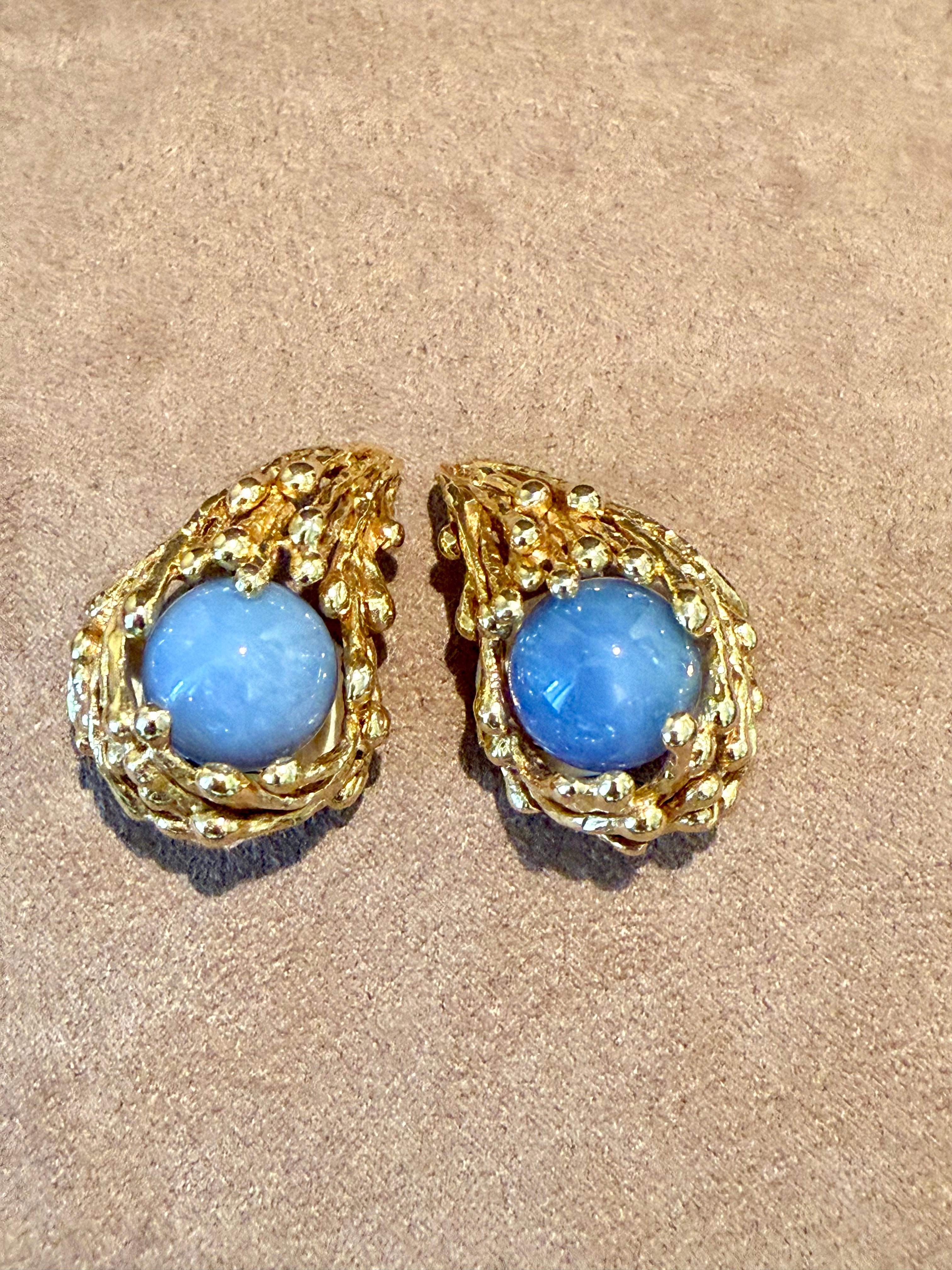 Clips d'oreilles interchangeables Gilbert Albert en or 18 K Gold en vente 6