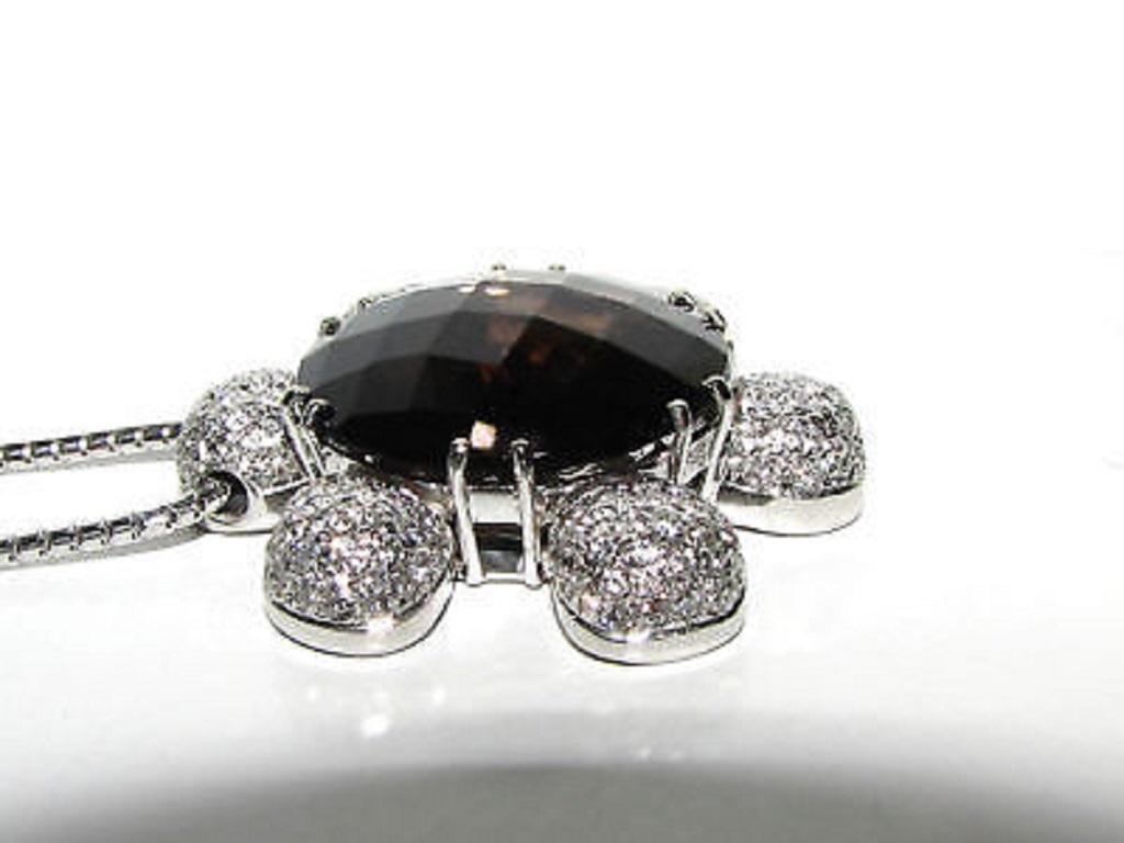 Collana di diamanti a scacchiera 18 carati 12,50 carati In condizioni Nuovo in vendita a New York, NY