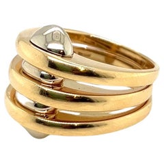 18 Karat Bicolor Gold Ring by Bvlgari