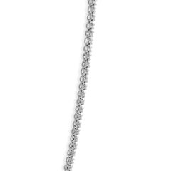 18 Karat Black Diamond Inline Tennis Necklace