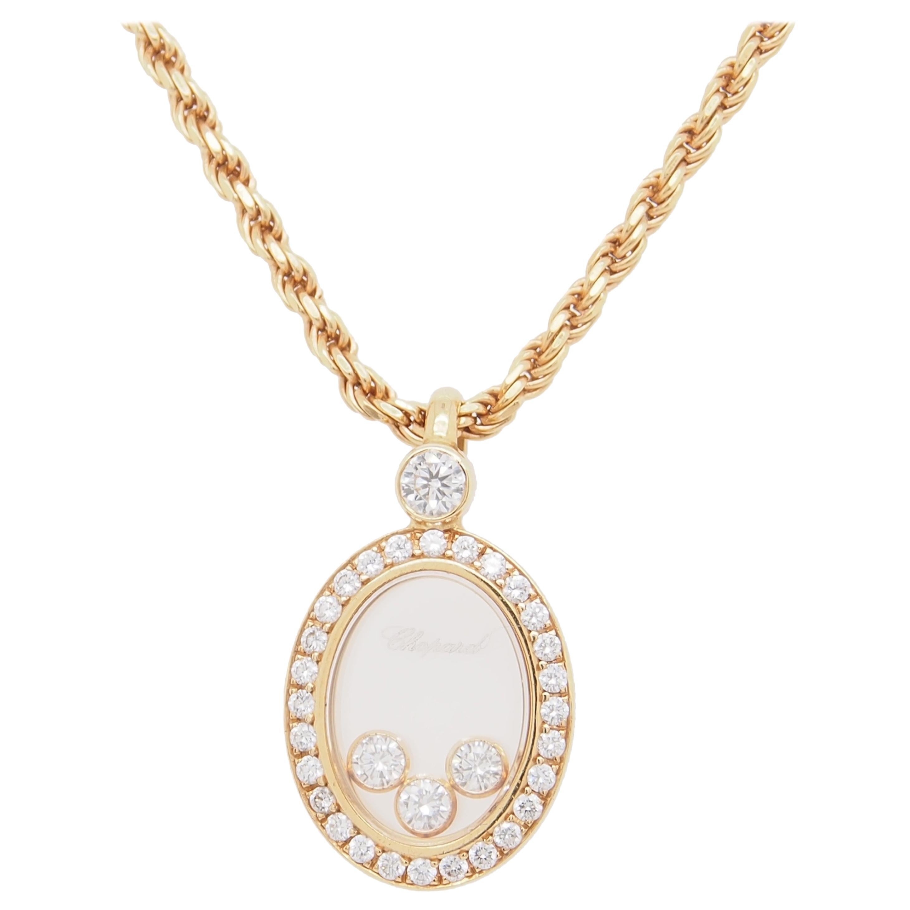 Chopard Happy Diamonds White Gold Diamond Pendant 794267-1301 | Buy Online  Watches of Mayfair