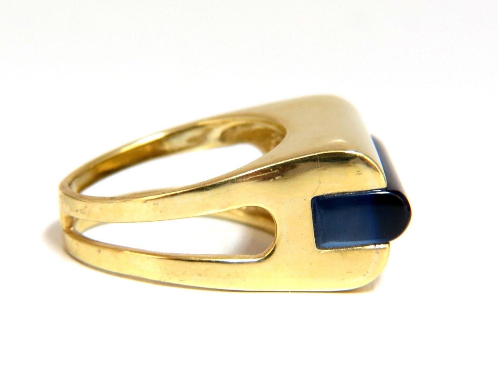 18 Karat Designer Toliro Ring Made in Italy Sandwich Set In New Condition In New York, NY