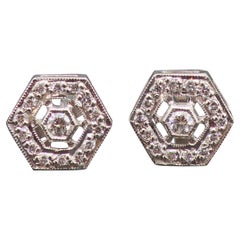 Art Deco Stud Earrings