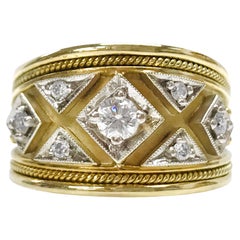18 Karat Diamond Band Ring