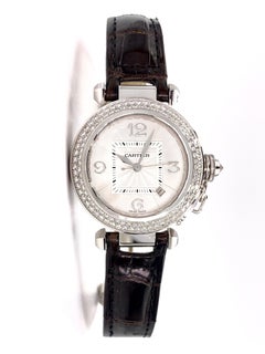 18 Karat and Diamond Cartier Pasha Watch WJ111451
