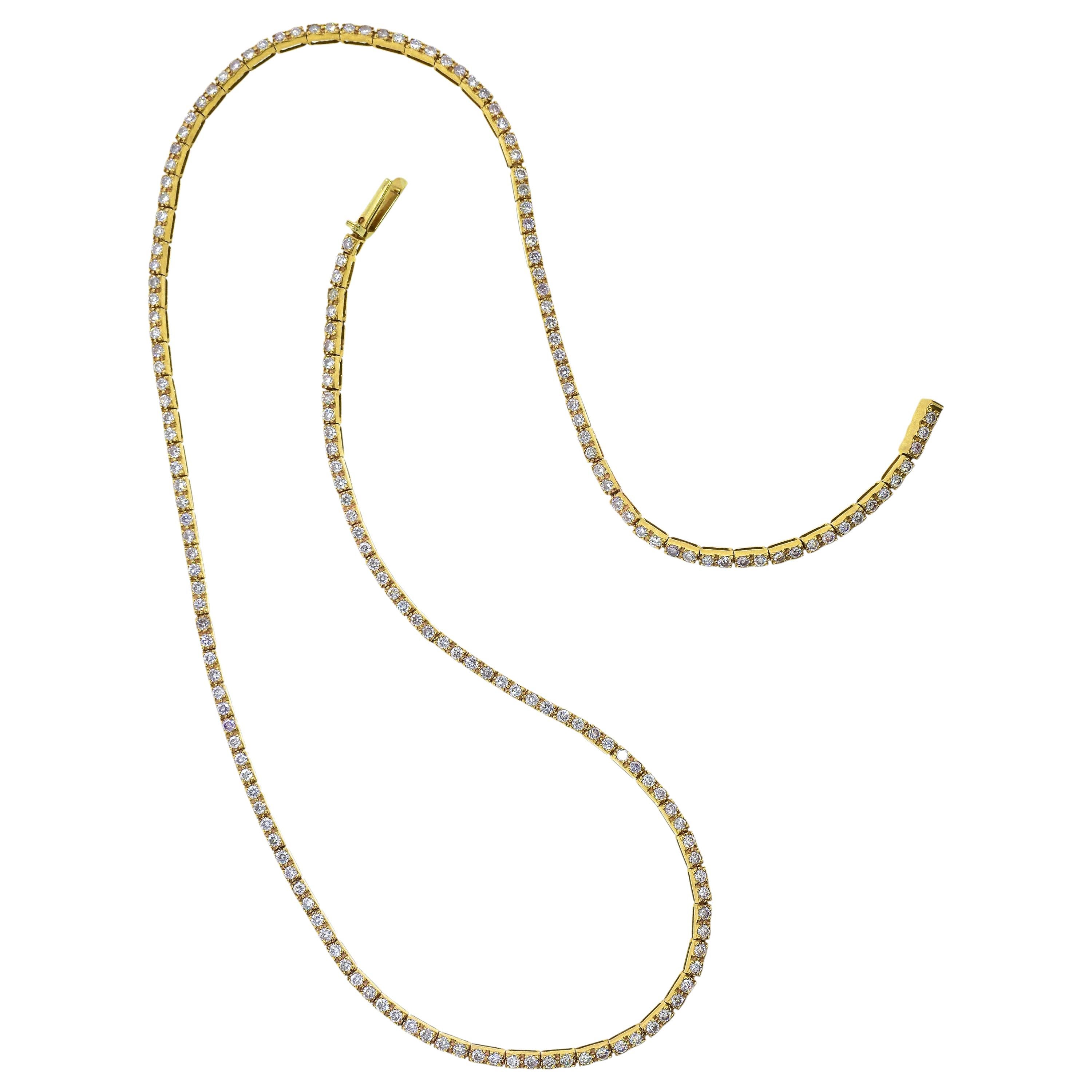 18 Karat Diamond Contemporary Necklace