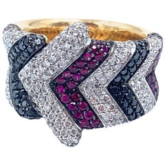 18 Karat Diamant-Enigma-Modering von Bulgari