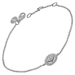 18 Karat Diamond Flower White Gold Bracelet/Bangle with Vs Gh Diamonds 18 Karat Diamond Flower White Gold Bracelet/Bangle with Vs Gh Diamonds