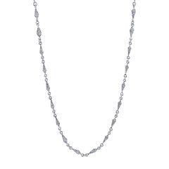 18 Karat Diamond Stardust Chain Choker Necklace