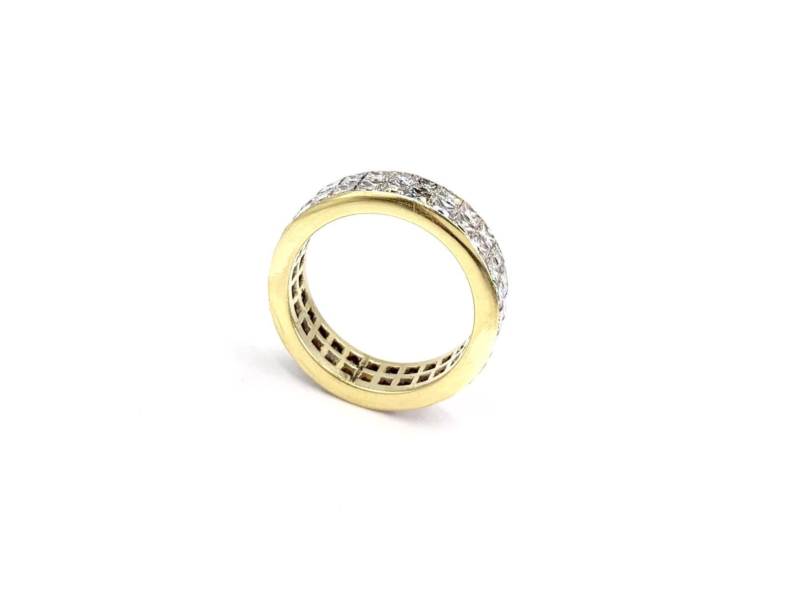 princess cut diamond eternity ring