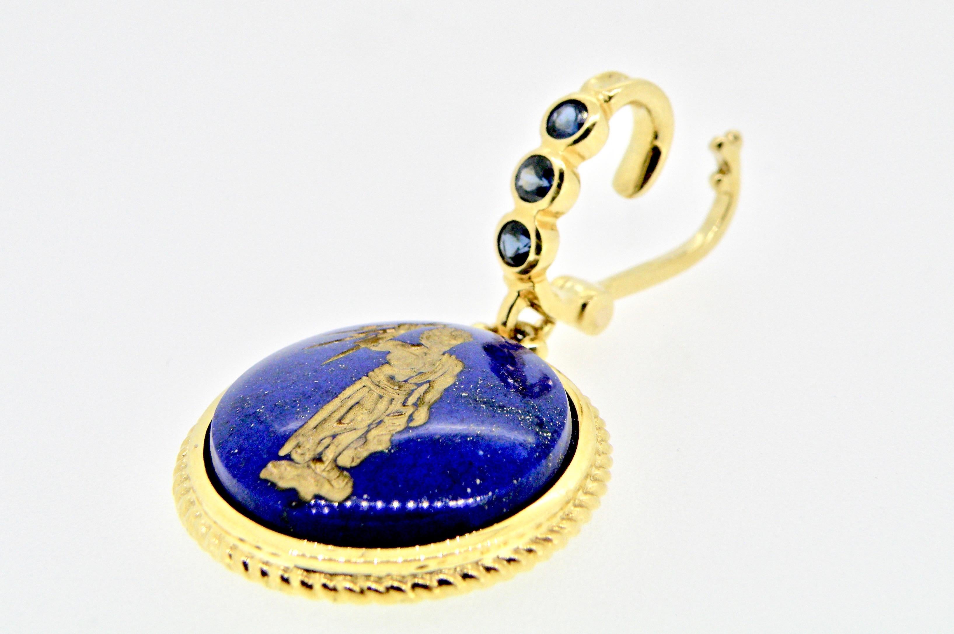 lapis lazuli pendant