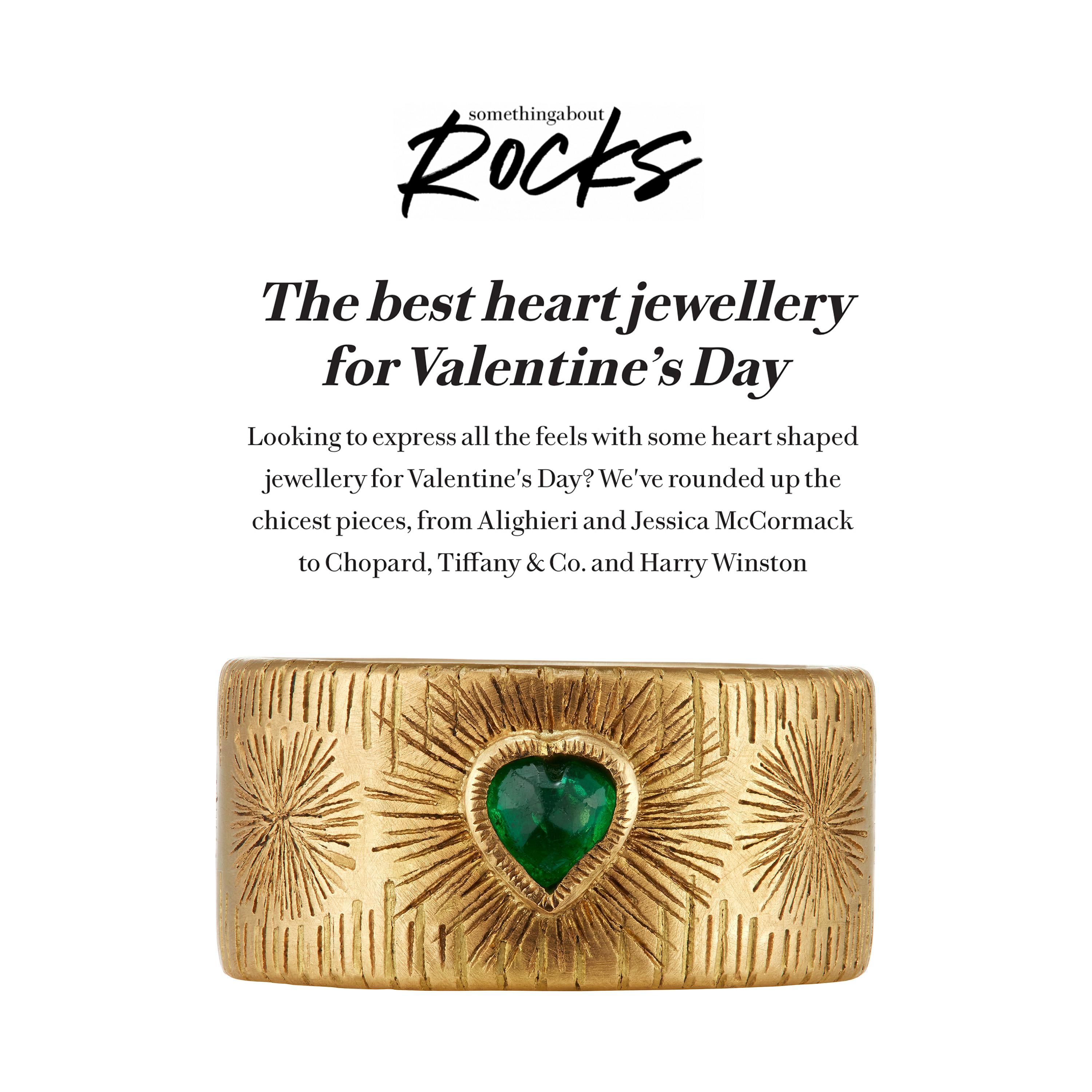 For Sale:  18K Fairtrade Yellow Gold Ring with 0.25 Carat Emerald Heart 2