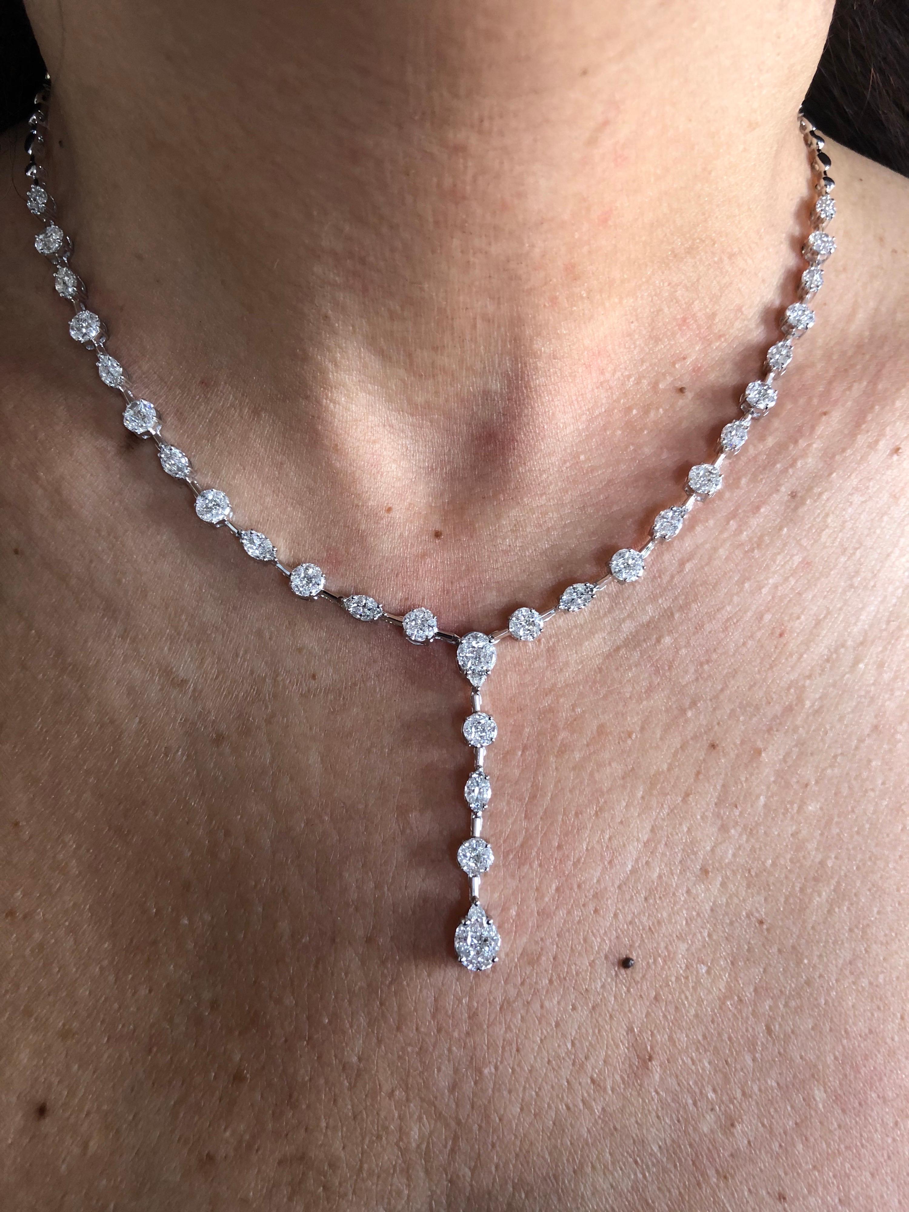 fancy diamond necklace