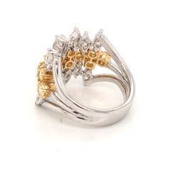 18 Karat Fancy Yellow Diamonds Made in Italy with Box