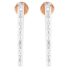 18 Karat Gold 0,73 Karat Diamant-Cocktail-Ohrringe