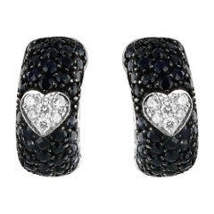 18 Karat Gold 1 Carat Diamond Earrings