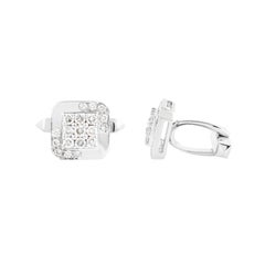 Gemelli in oro 18 carati e diamanti da 1,04 carati