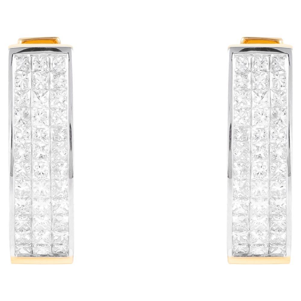 18 Karat Gold 1,1 Karat Diamant-Cocktail-Ohrringe