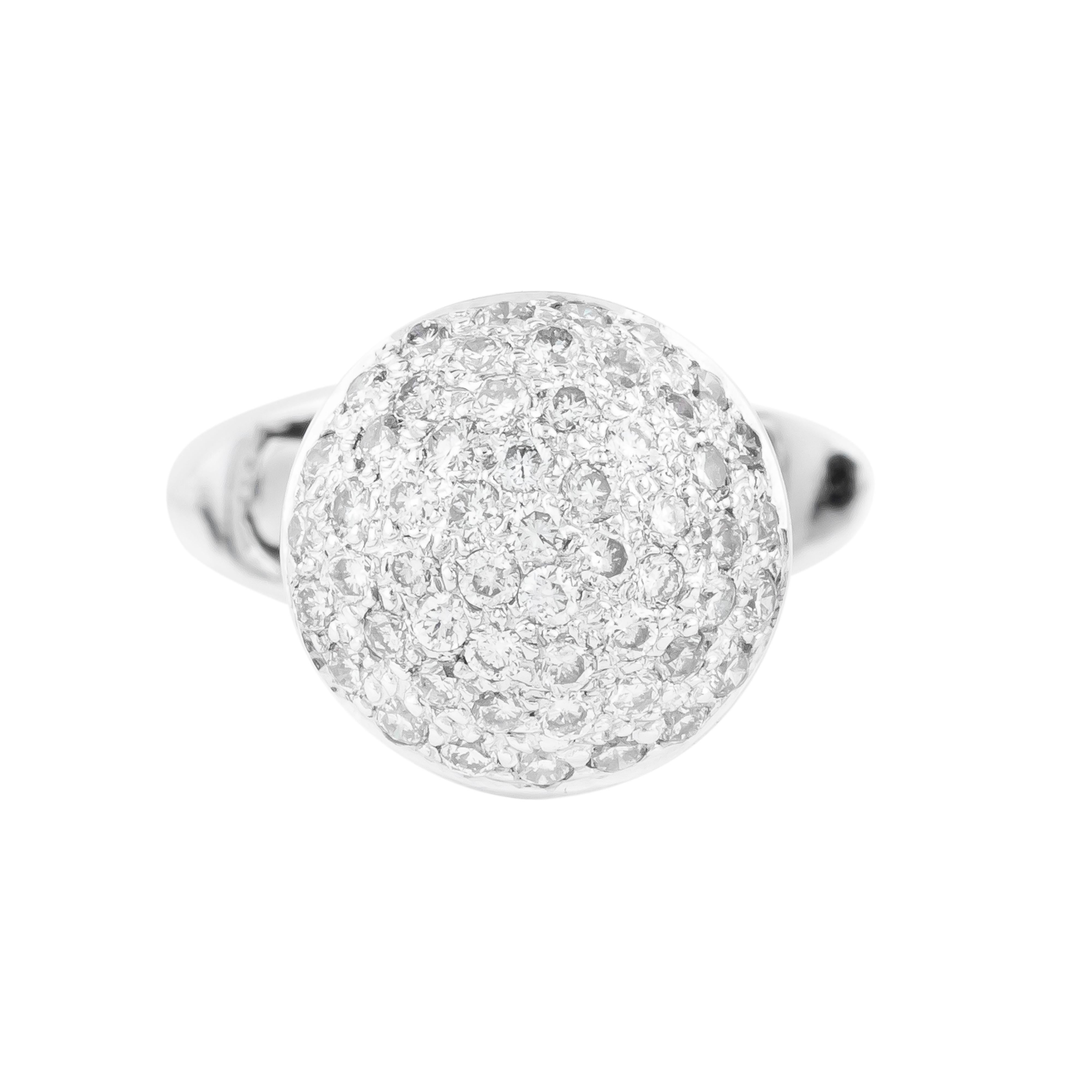 Manschettenknöpfe aus 18 Karat Gold 1,27 Karat Diamant Herren im Angebot