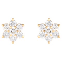 18 Karat Gold 1,66 Karat Diamant-Ohrstecker