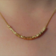 18 Karat Gold 18 Beads Necklace