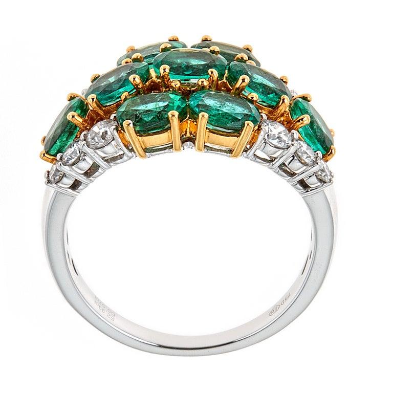 green floral ring