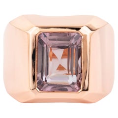 18 Karat Gold 4.4 Karat Turmalin Mode-Ring