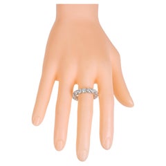 5.79 Carats E VVS1 GIA Certified Brilliant-Cut Diamond Eternity Band Ring