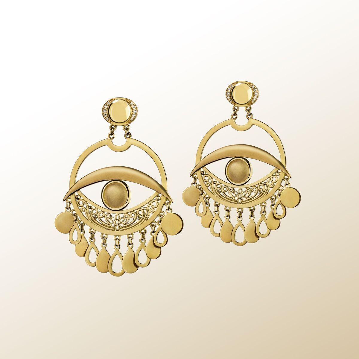 arabic gold earrings
