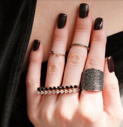 Alessa Double Spear Ring 18 Karat Rose Gold Amara Collection
