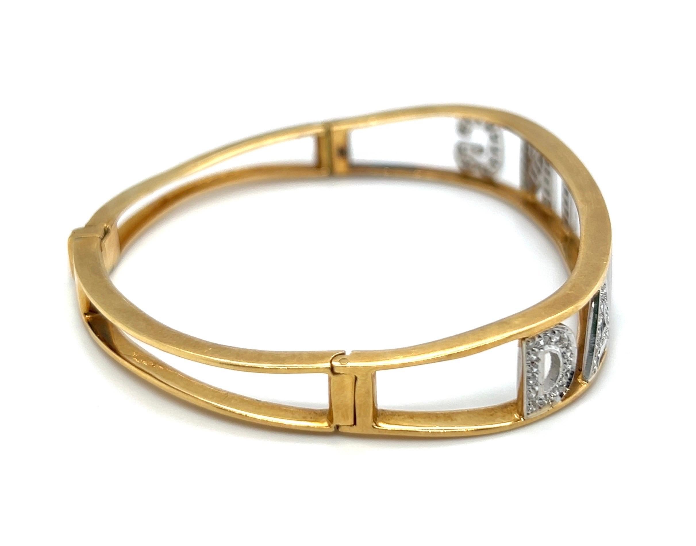 Playful 18 karat gold and diamonds 