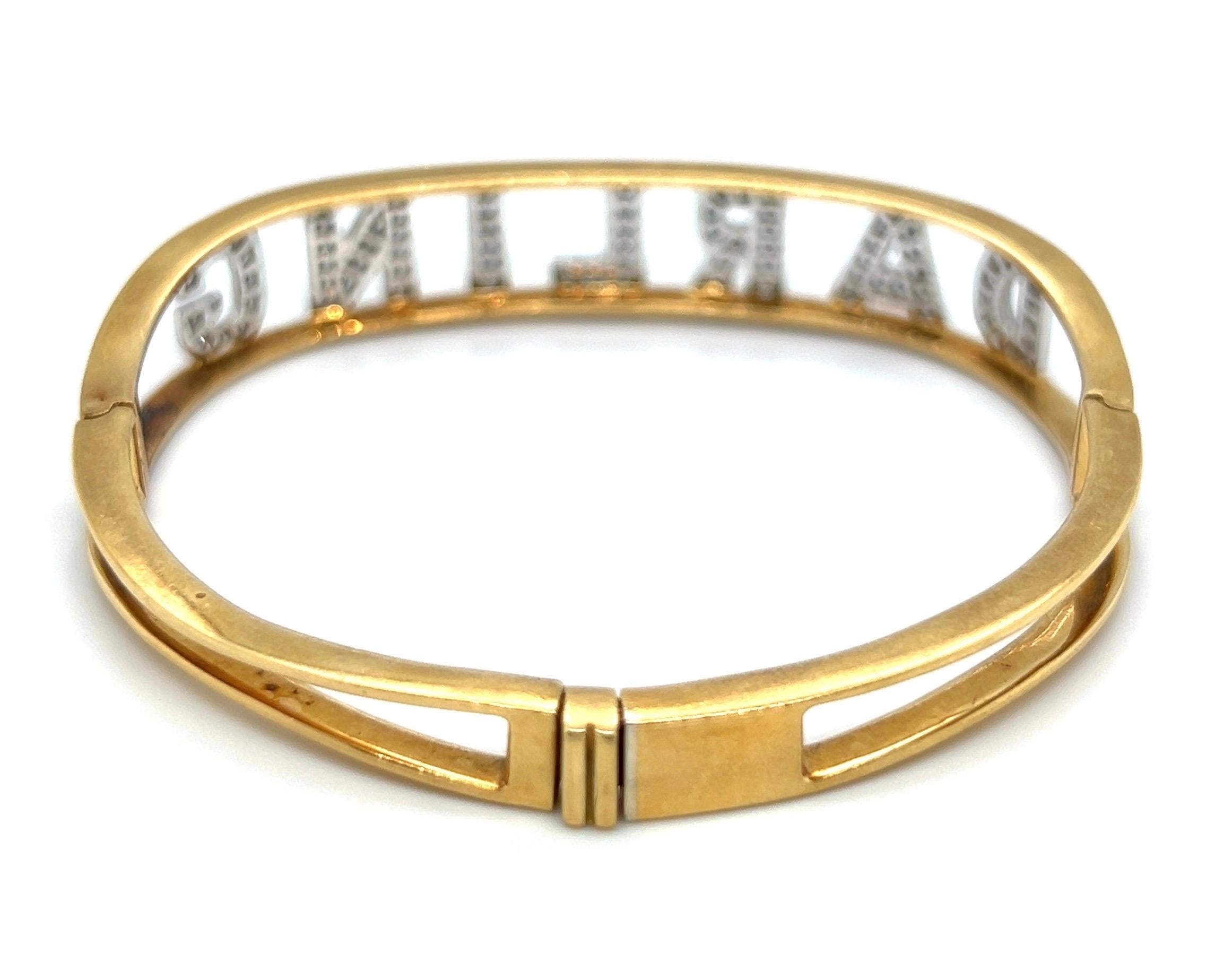 Contemporary 18 Karat Gold and Diamond 